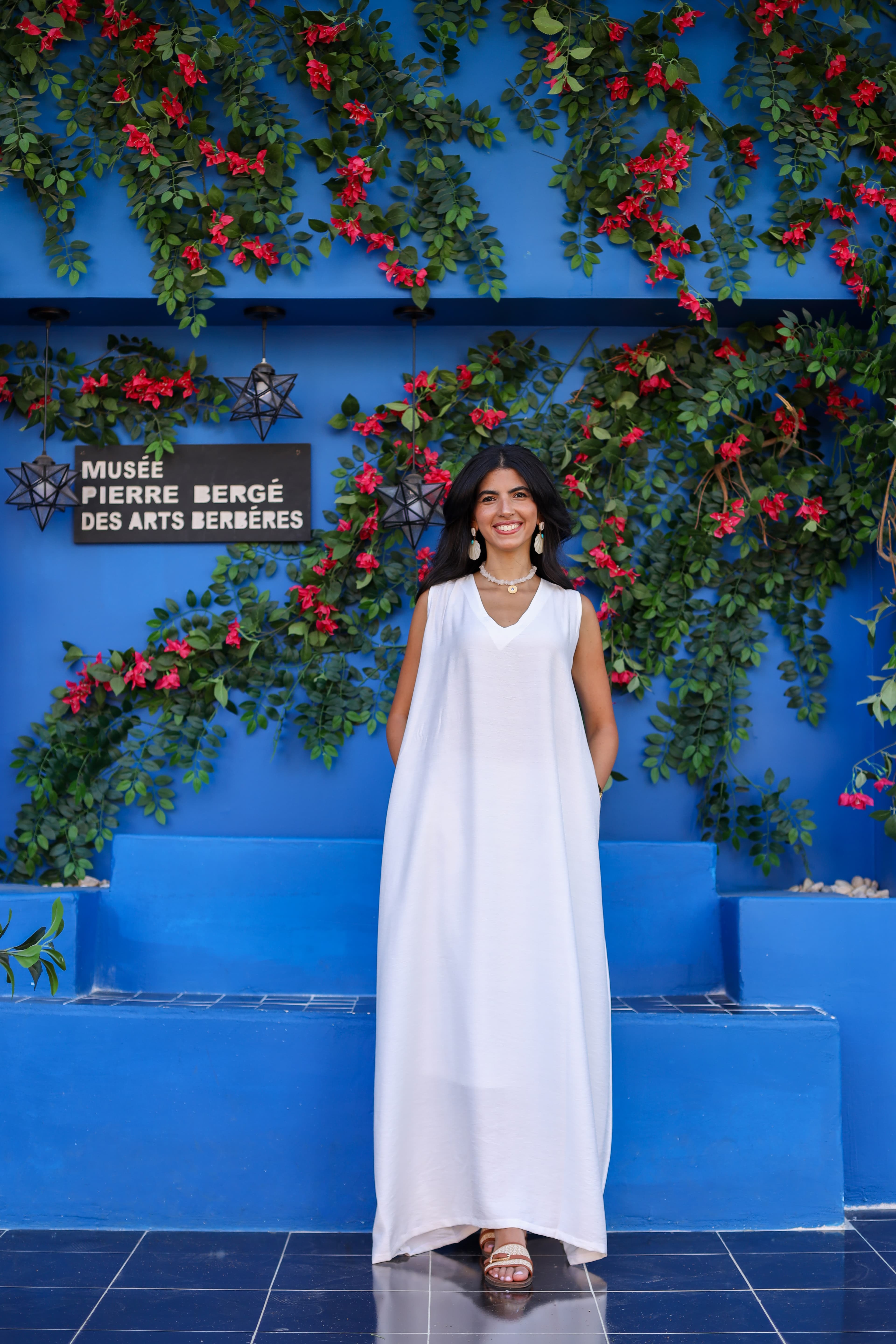 White basic dress