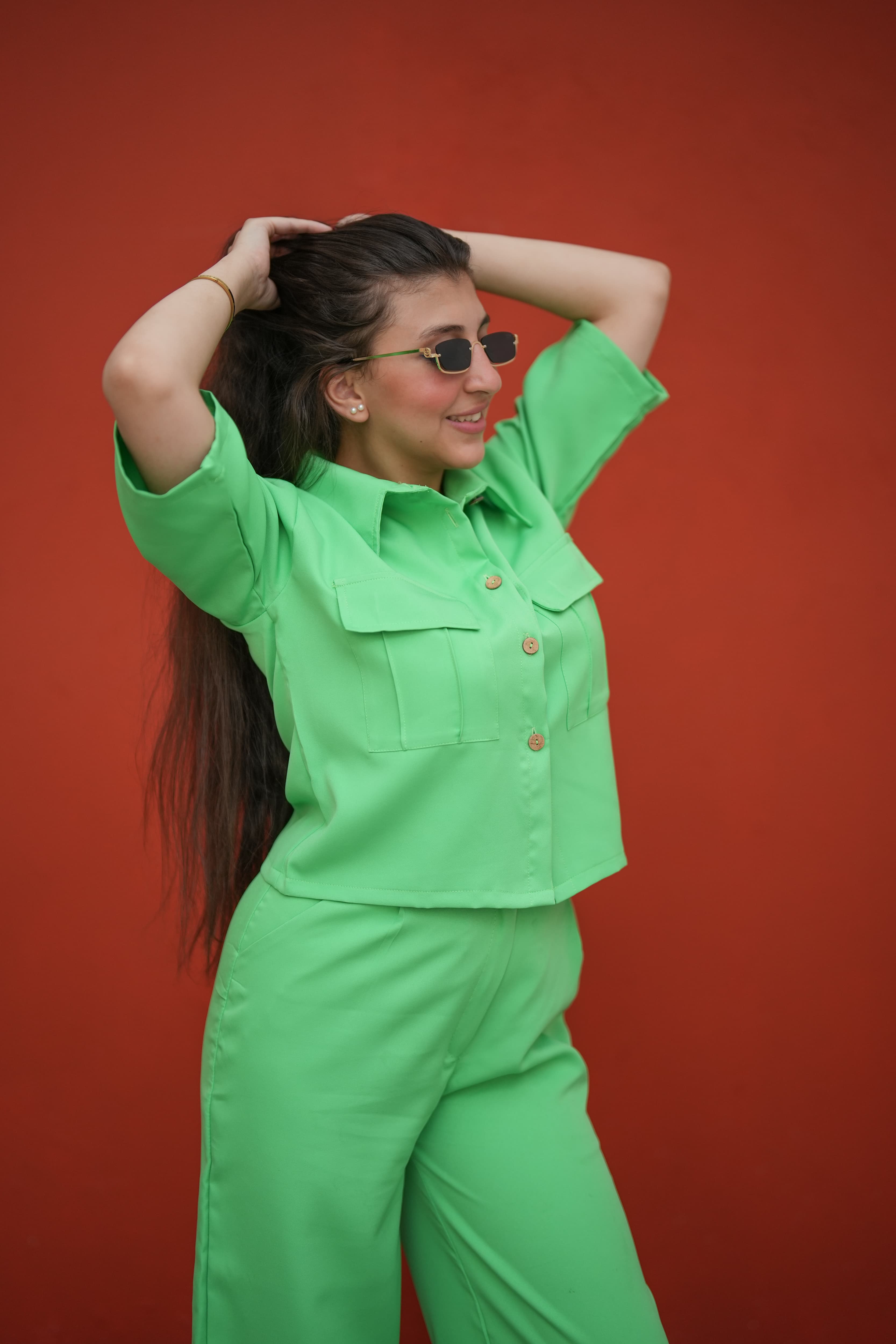 Vibrant green set