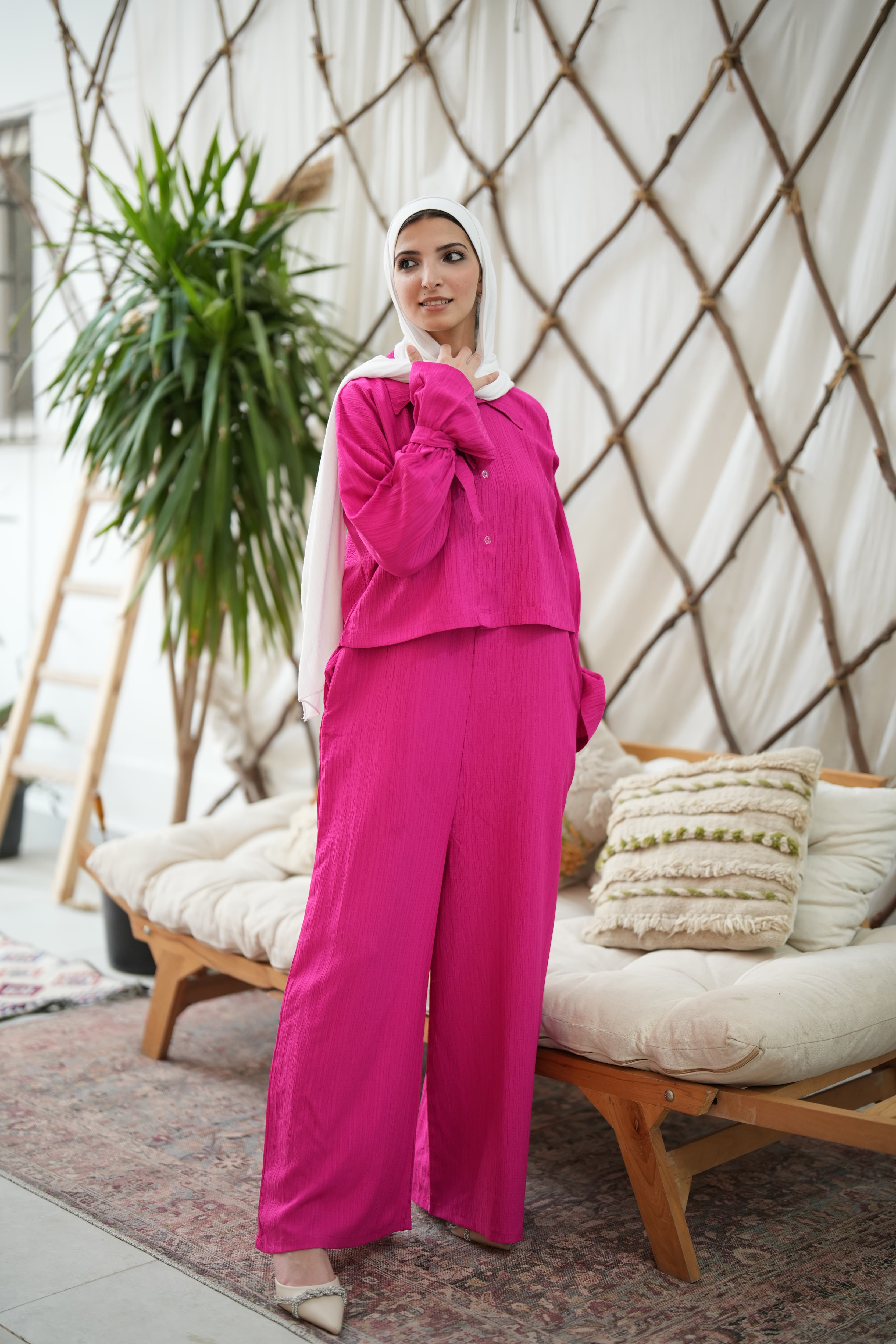 Multi styling Fuchsia jumpsuit